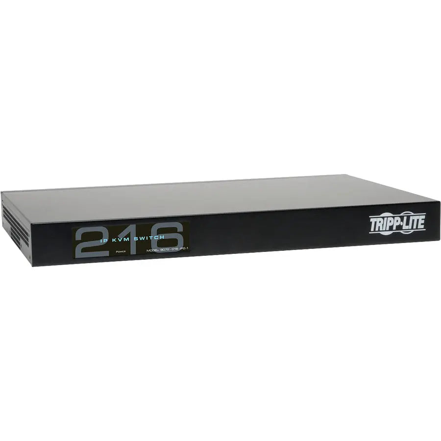Eaton Corporation Tripp Lite B072-016-IP2 16-Port Cat5 IP KVM Switch with Remote Access and Redundancy
