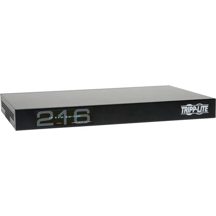 Eaton Corporation Tripp Lite B072-016-IP2 16-Port Cat5 IP KVM Switch with Remote Access and Redundancy by Eaton Corporation