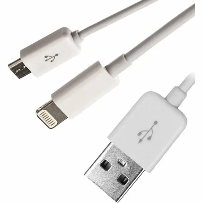4XEM USB to Lightning and Micro USB Combo Cable (Part #4XUSBMUSB8PIN)