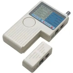 Intellinet 4-in-1 Cable Analyzer Model 351911 for RJ11, RJ45, USB, and BNC Cables