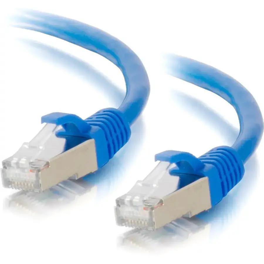C2G 4ft Cat6a Snagless Shielded (STP) Ethernet Network Patch Cable - Blue by Legrand Group