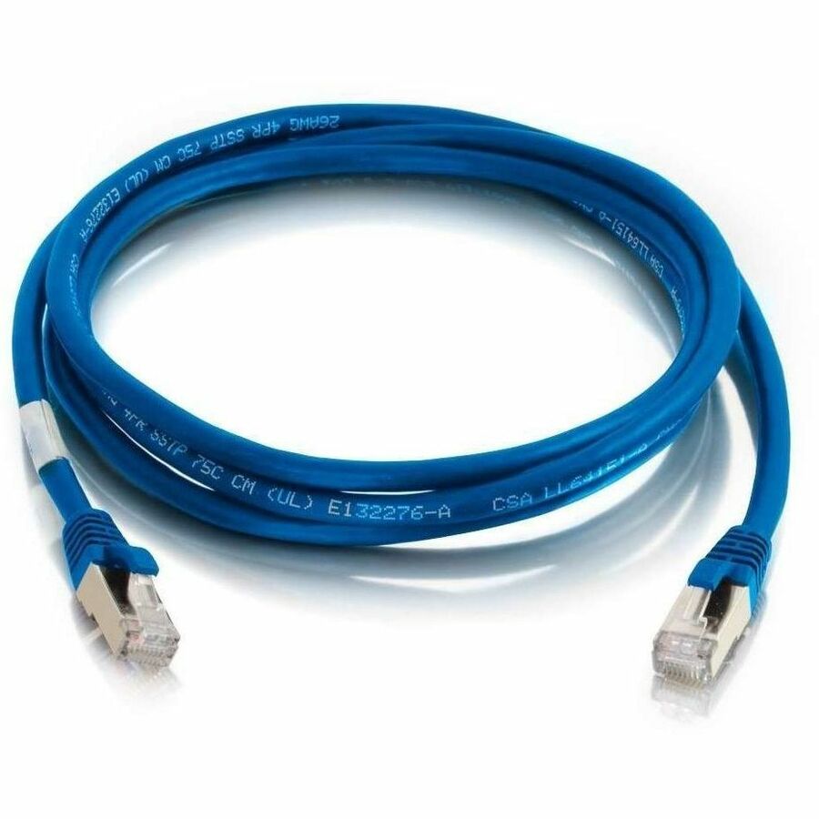 Legrand Group C2G 6ft Cat6a Snagless Shielded (STP) Ethernet Patch Cable - Blue