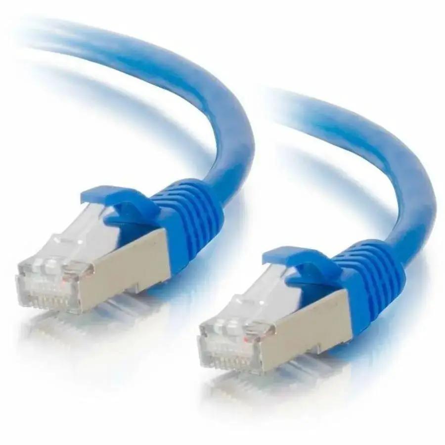 Legrand Group C2G 14ft Cat6a Snagless Shielded STP Ethernet Network Patch Cable - Blue by Legrand Group