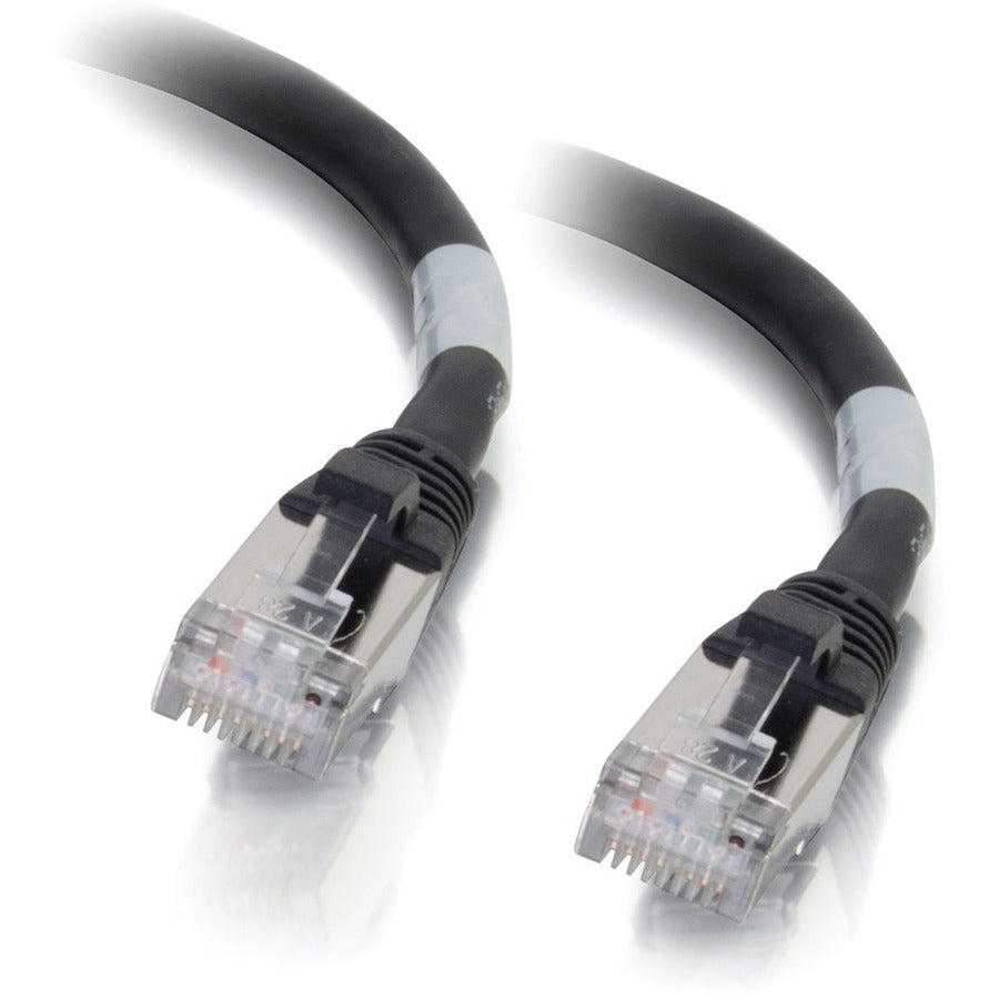 C2G 00709 Cat6a Snagless Shielded STP Network Patch Cable, 4 ft, Black