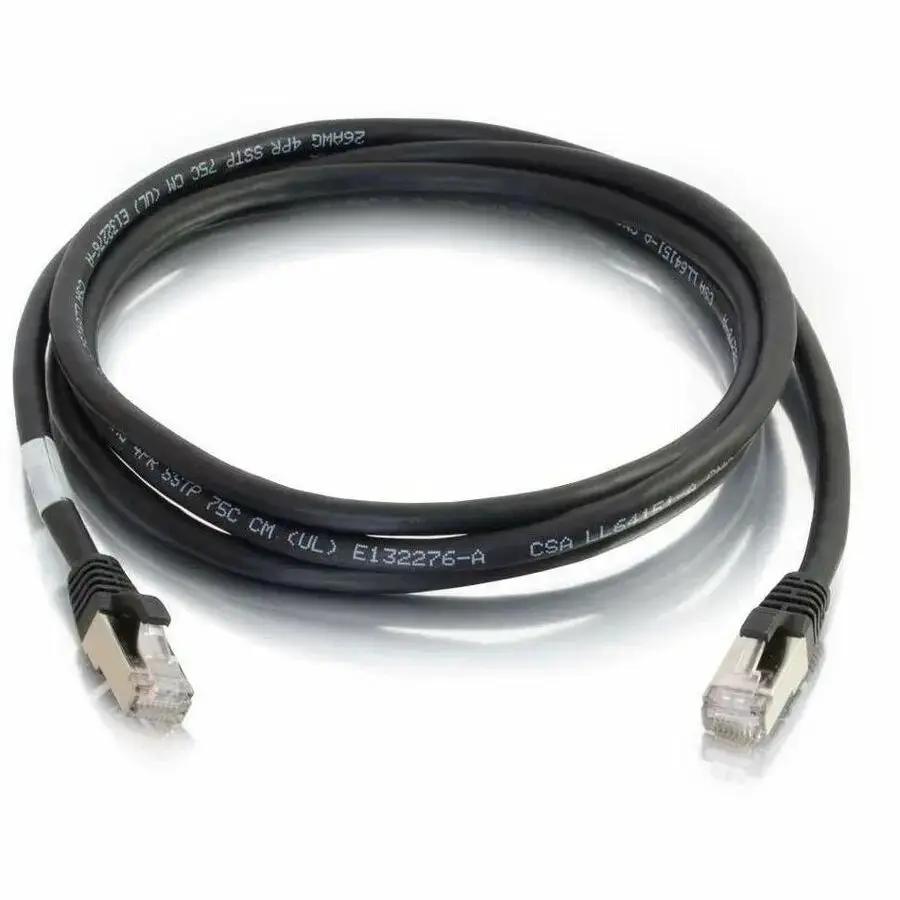 C2G 6ft Cat6a Snagless Shielded STP Ethernet Network Patch Cable - Black by Legrand Group