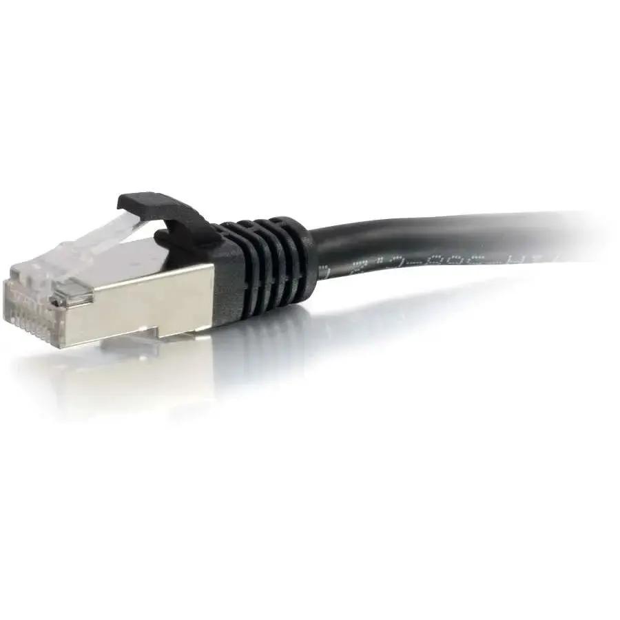 C2G 9ft Cat6a Snagless Shielded (STP) Network Patch Cable - Black by Legrand Group