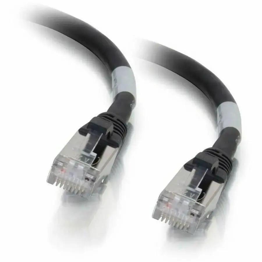 Legrand Group C2G 1ft Cat6 Snagless Shielded (STP) Ethernet Network Patch Cable - Black by Legrand Group