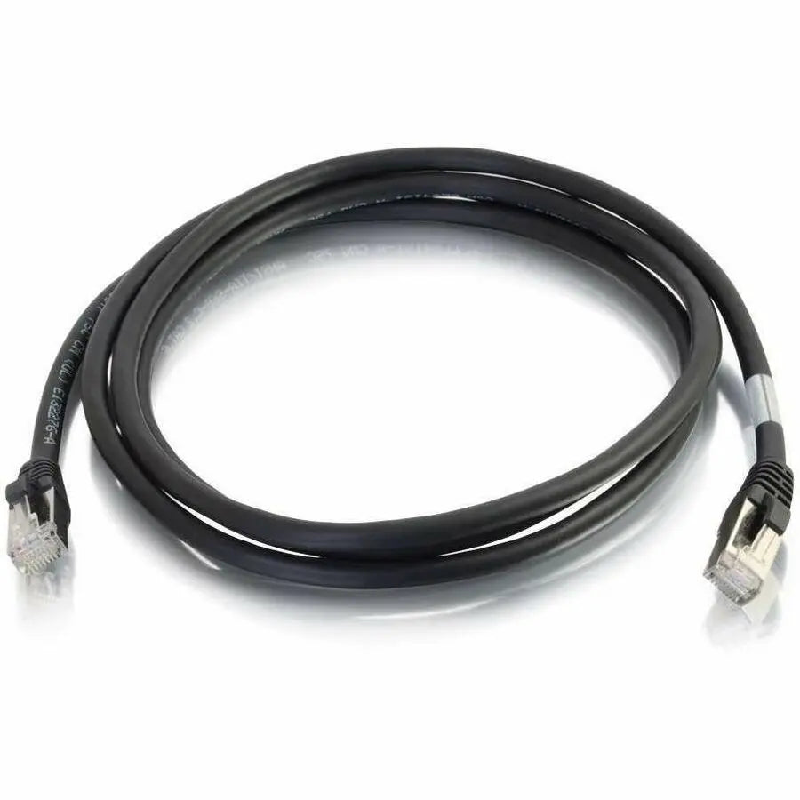 LEGRAND AV - C2G 7ft Cat6 Shielded Snagless Ethernet Patch Cable - Black