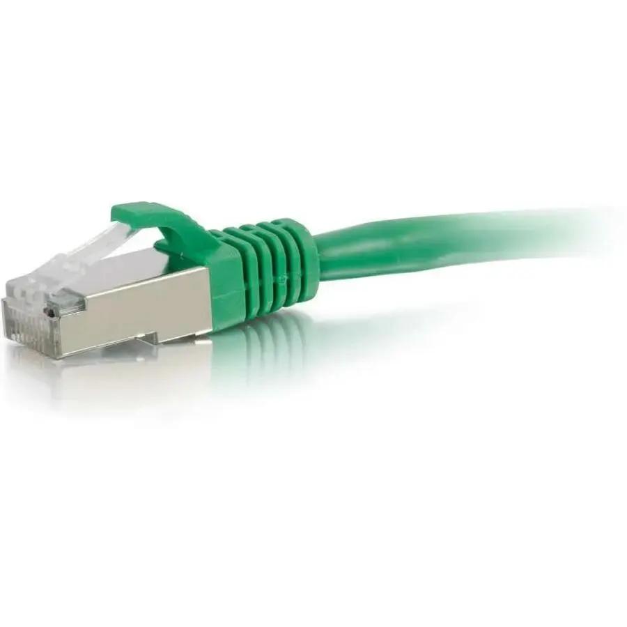 Legrand Group C2G 1ft Cat6 Snagless Shielded Ethernet Patch Cable - Green by Legrand Group