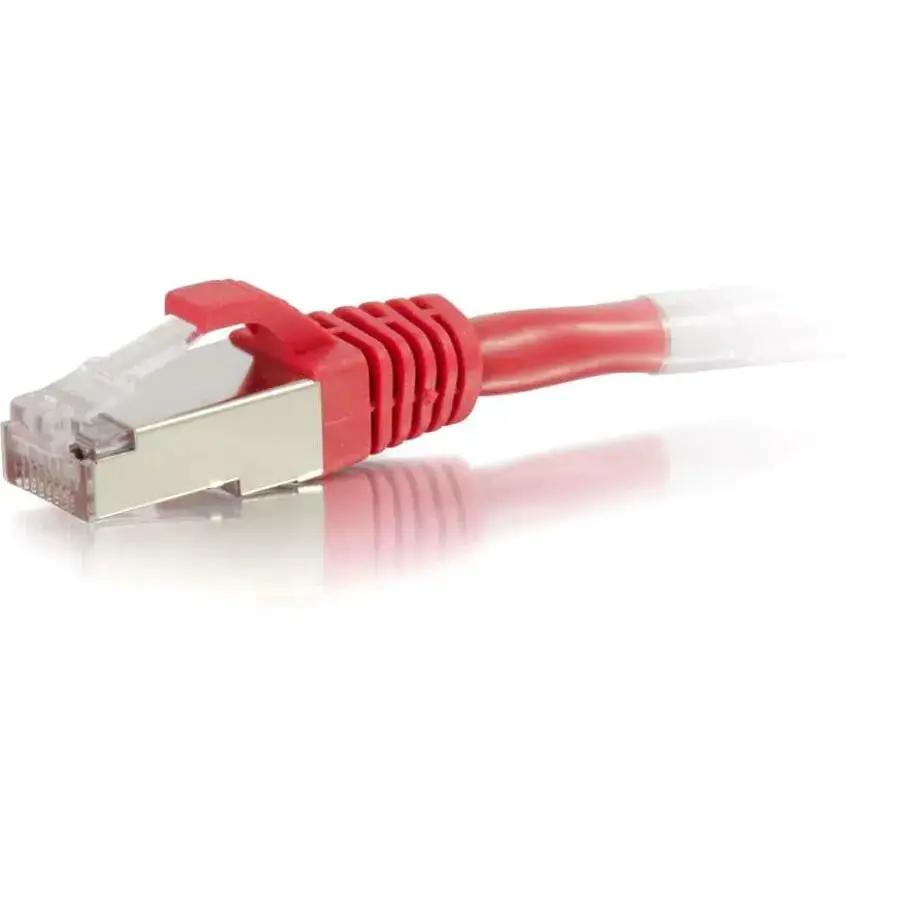 C2G 4ft Cat6 Snagless Shielded (STP) Ethernet Network Patch Cable - Red by Legrand Group