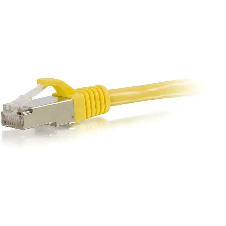 C2G 4ft Cat6 Snagless Shielded (STP) Ethernet Network Patch Cable - Yellow by Legrand Group