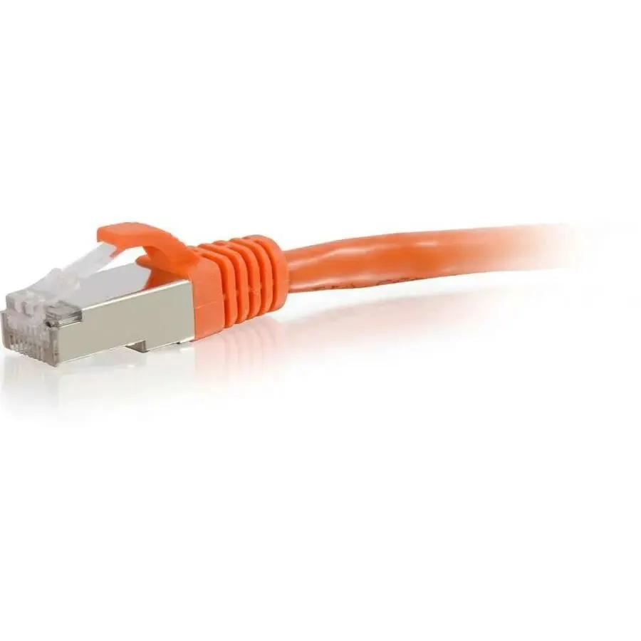 Legrand Group C2G 12ft Cat6 Snagless Shielded (STP) Network Patch Cable - Orange by Legrand Group