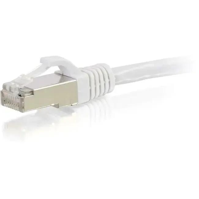Legrand Group C2G 00914 1ft Shielded Cat6 Ethernet Patch Cable - White by Legrand Group