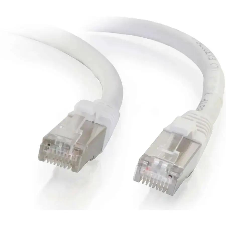 C2G 6ft Cat6 Snagless Shielded Ethernet Patch Cable - White by Legrand Group