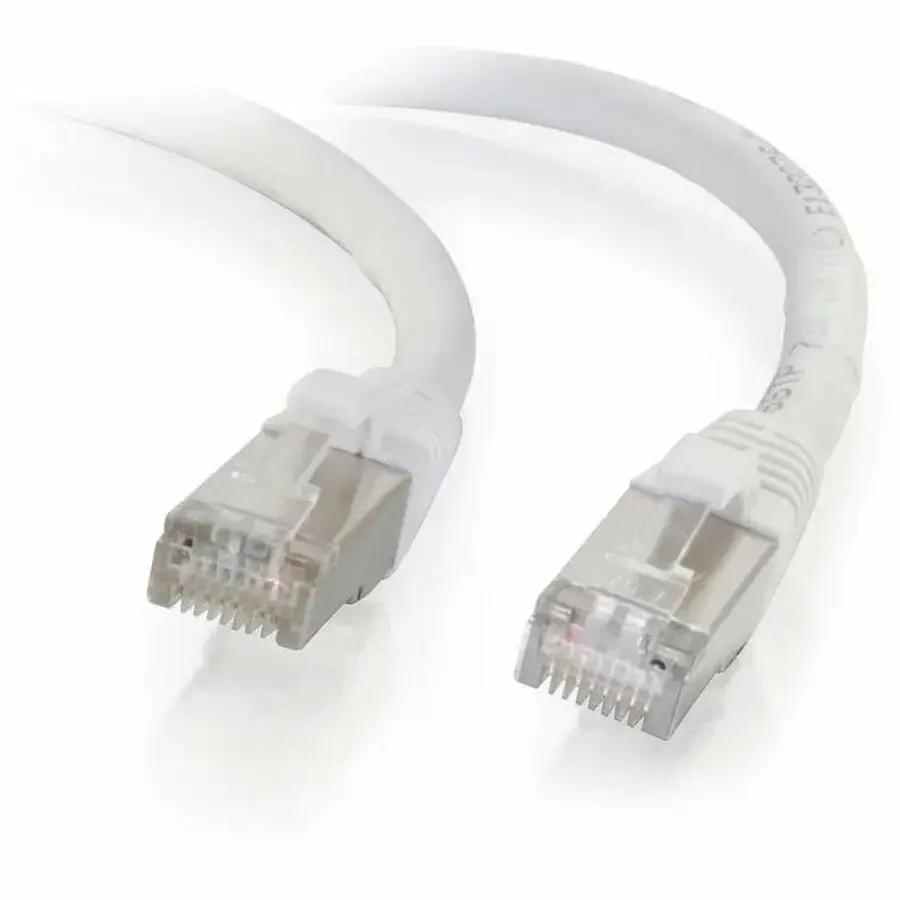 Legrand Group C2G 8ft Cat6 Snagless Shielded (STP) Network Patch Cable - White by Legrand Group