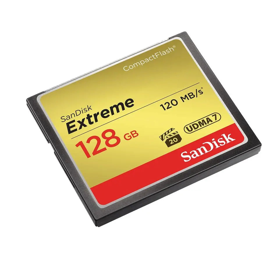 SanDisk Extreme CompactFlash Memory Card 128GB – High-Speed Storage for DSLR & HD Video