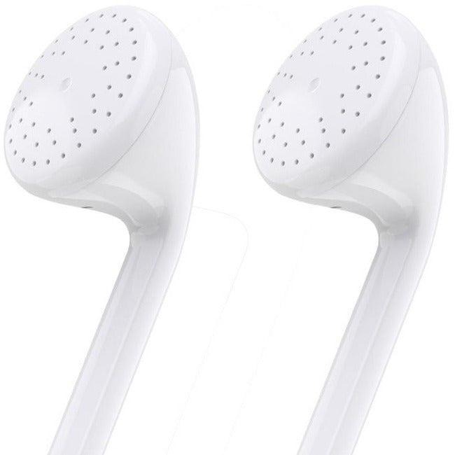 4XEM Premium Wired Earphones with Microphone, White – 4XEARIPOD