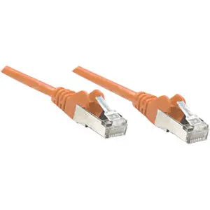 Intellinet Cat6 UTP Network Patch Cable, 1.5 ft, Orange - Reliable Ethernet Connection