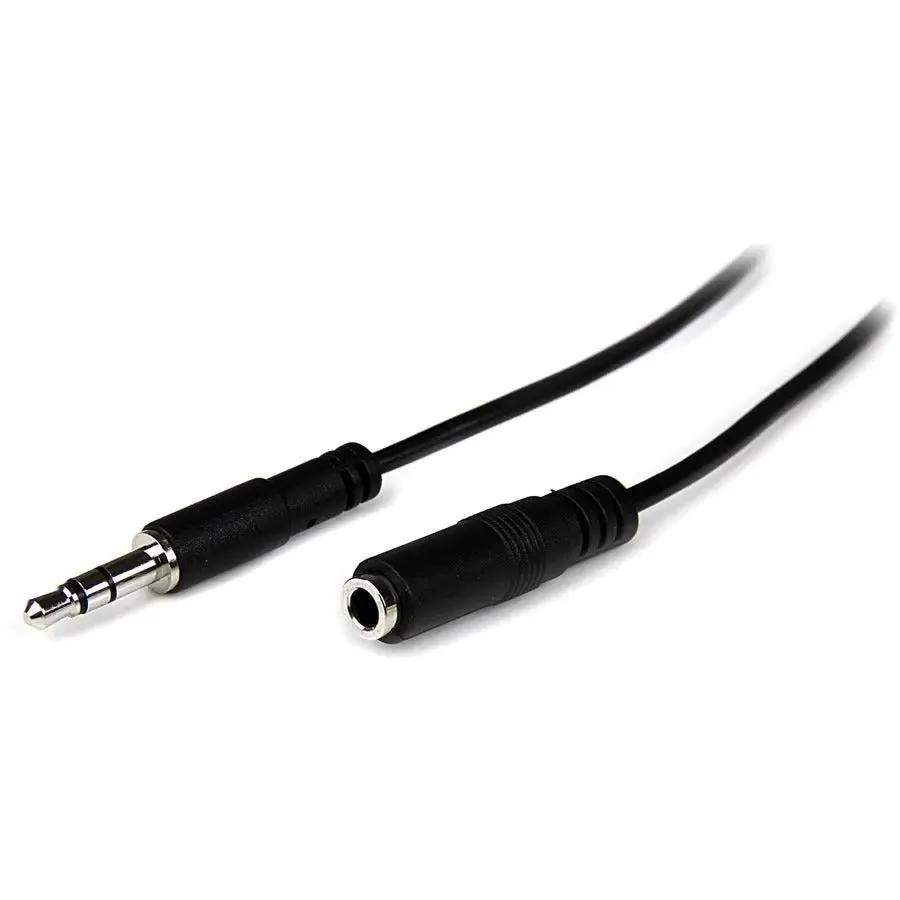 StarTech.com 2m Slim 3.5mm Stereo Extension Audio Cable - M/F by StarTech.com