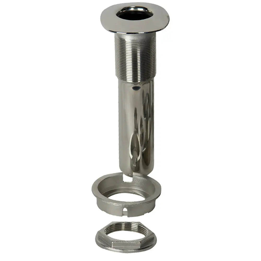 C.E. Smith 70 Series Screwless Flush Mount Rod Holder - 0 Degree Stainless Steel Cast Bottom with Black Liner