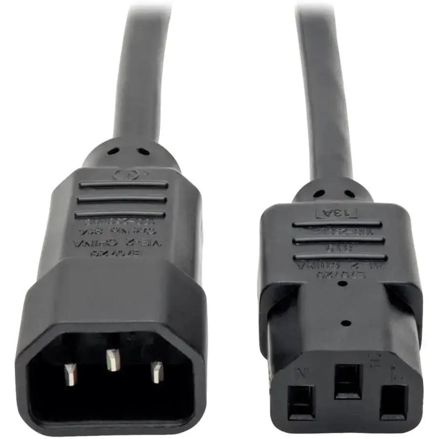 Eaton Corporation Tripp Lite P004-002-13A 2-ft 16AWG Power Cord C13 to C14 - 13A 250V Black by Eaton Corporation