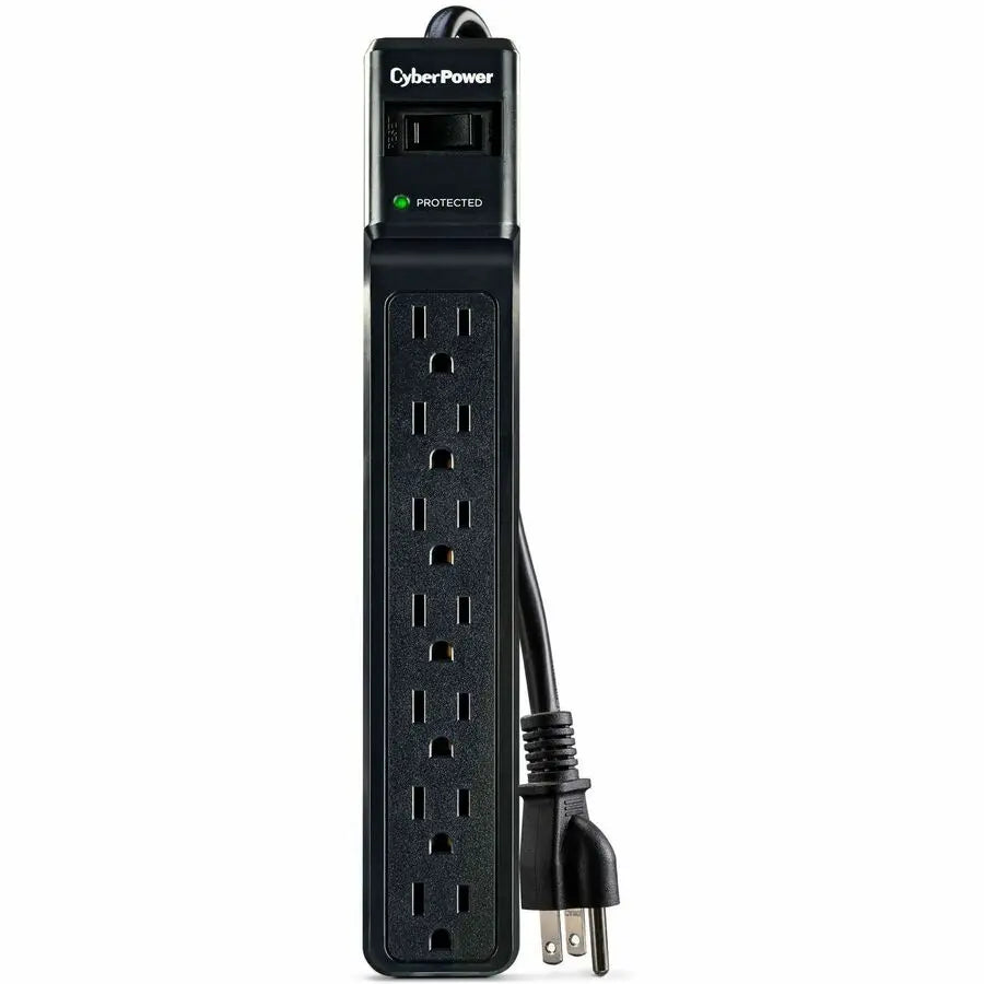 CyberPower CSB706 Essential 7-Outlet Surge Protector with 1800 Joules of Surge Suppression