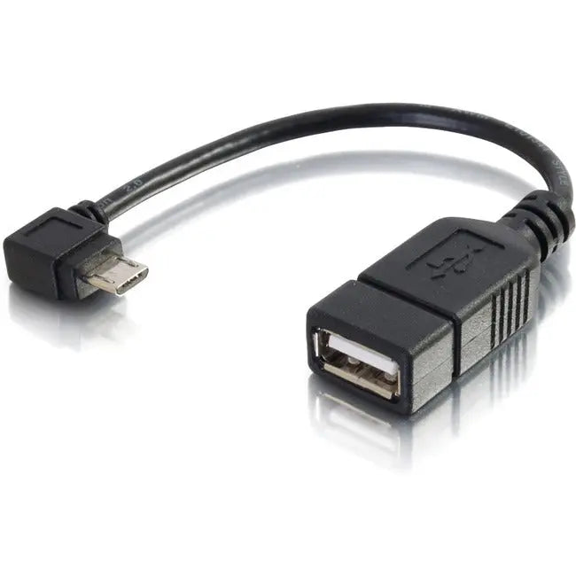 C2G 6-inch USB Micro-B to USB OTG Adapter Cable for Mobile Devices