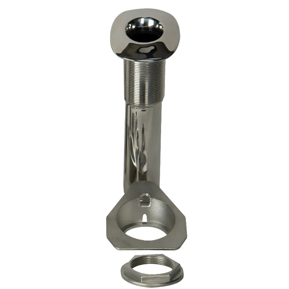 C.E. Smith 80 Series Screwless Flush Mount Rod Holder - 15 Degree Stainless Steel with Swivel Bottom and Black Liner