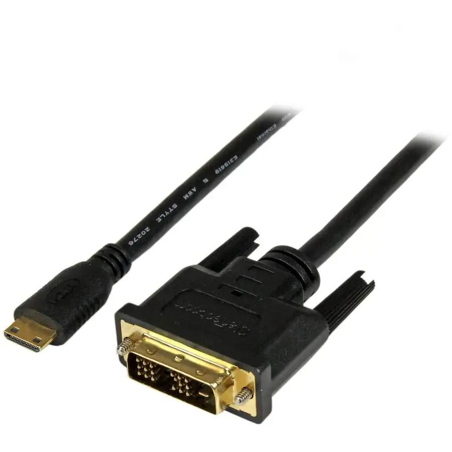 StarTech.com 1m Mini HDMI to DVI-D Cable - M/M for High-Quality Video and Audio Transmission by StarTech.com