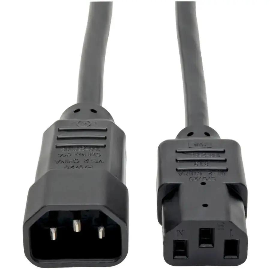 Tripp Lite by Eaton PDU Power Cord C13 to C14 - 4 ft. 16 AWG, 13A, 250V, Black by Eaton Corporation