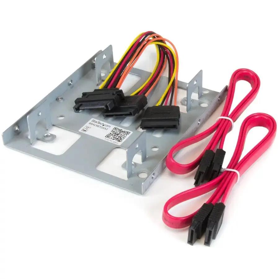 StarTech.com BRACKET25X2 Dual 2.5-inch SATA Hard Drive Mounting Bracket for 3.5-inch Bay by StarTech.com