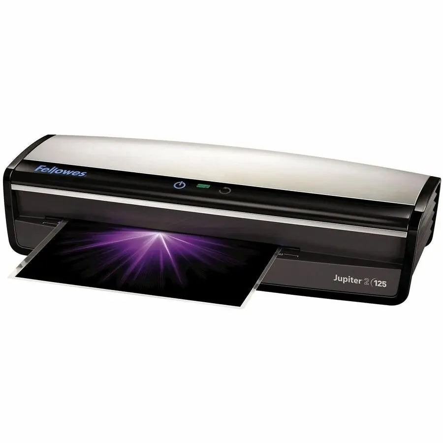 Fellowes Jupiter2 125 Laminator & Pouch Starter Kit – Fast Hot Laminating up to 47 inches per Minute with AutoSense Technology
