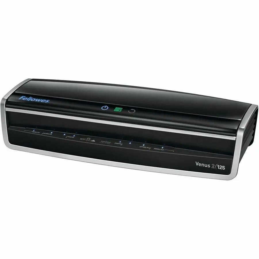 Fellowes Venus2 125 Laminator & Pouch Starter Kit – Heavy-Duty Hot Laminator with AutoSense and Rapid Warm-Up