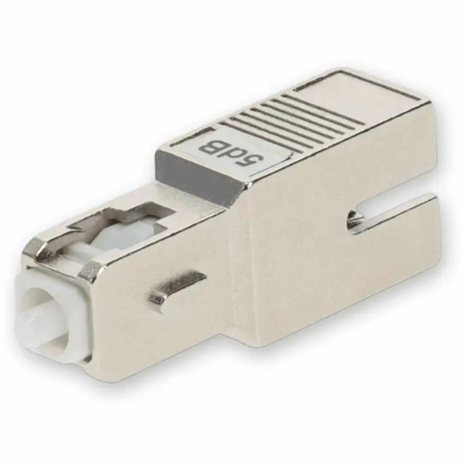 AddOn 2-Pack 5dB Fixed SC Male to SC Female OS1 Simplex Fiber Attenuators by ADDON