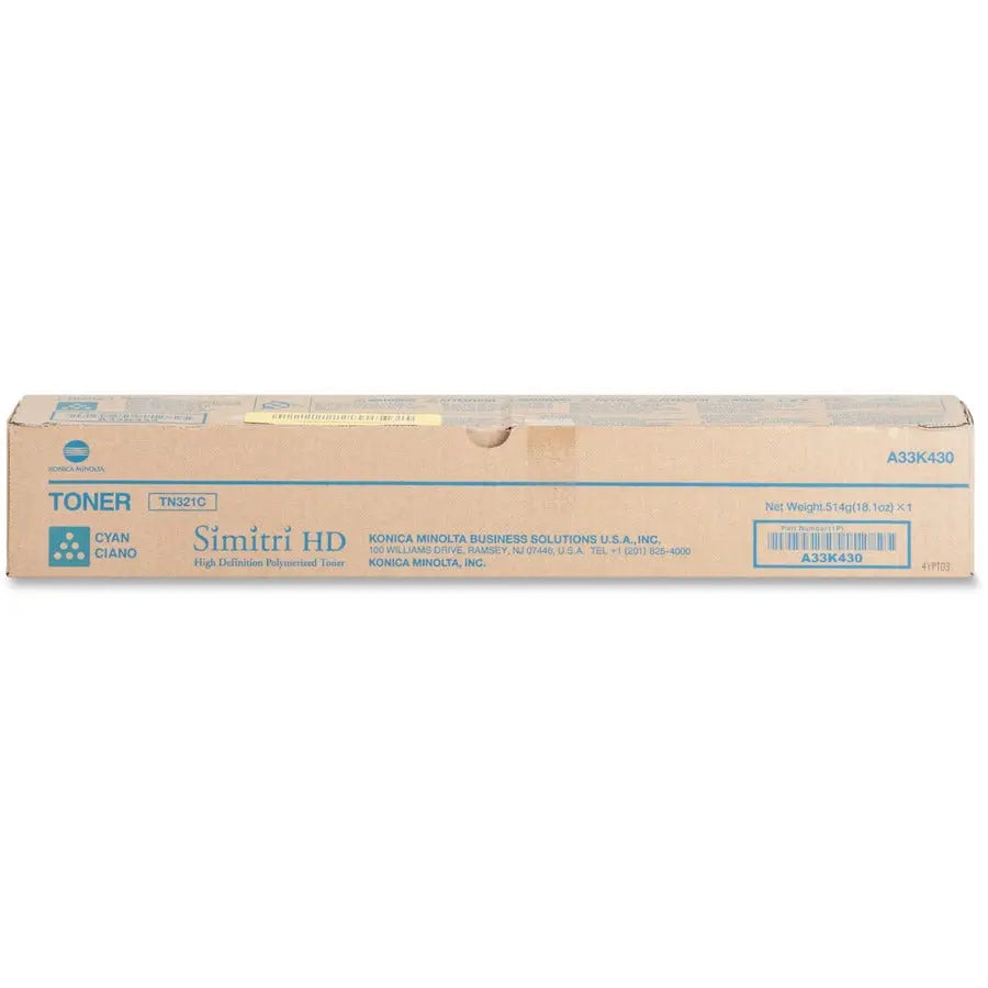 Konica Minolta Bizhub C224 Toner Cartridge TN321C – High-Quality OEM Ink for Sharp Prints