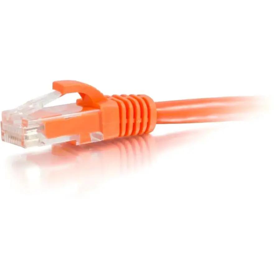 C2G 6-inch Cat5e Snagless Unshielded Network Patch Cable - Orange by Legrand Group