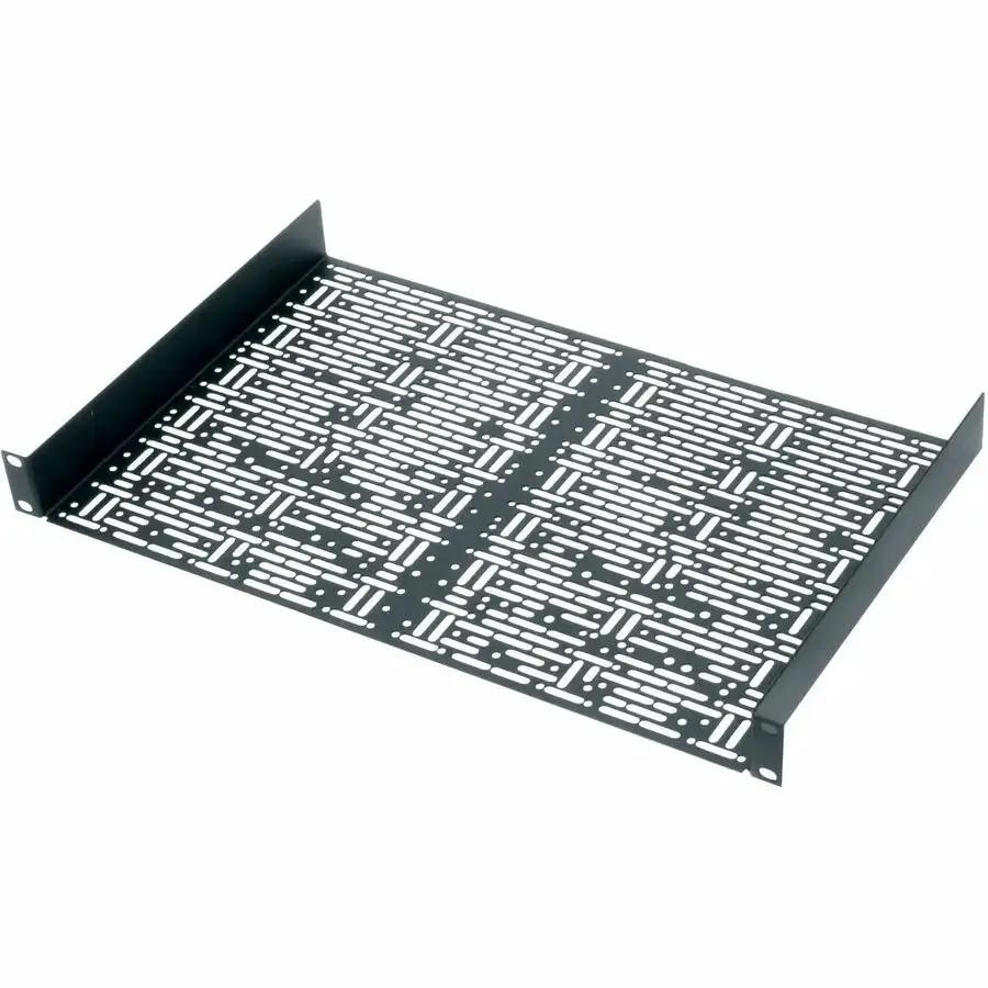 Middle Atlantic UMS1-11.5 1U Universal Rack Mount Shelf – 11.5 Inch Depth, Black by Legrand Group