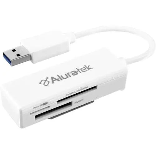 Aluratek AUCR300F External USB 3.0 Multi-Media Card Reader for SD, microSD, and miniSD Cards