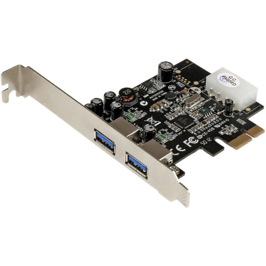 StarTech.com PEXUSB3S25 2-Port PCI Express USB 3.2 Gen 1 Card Adapter with UASP Support