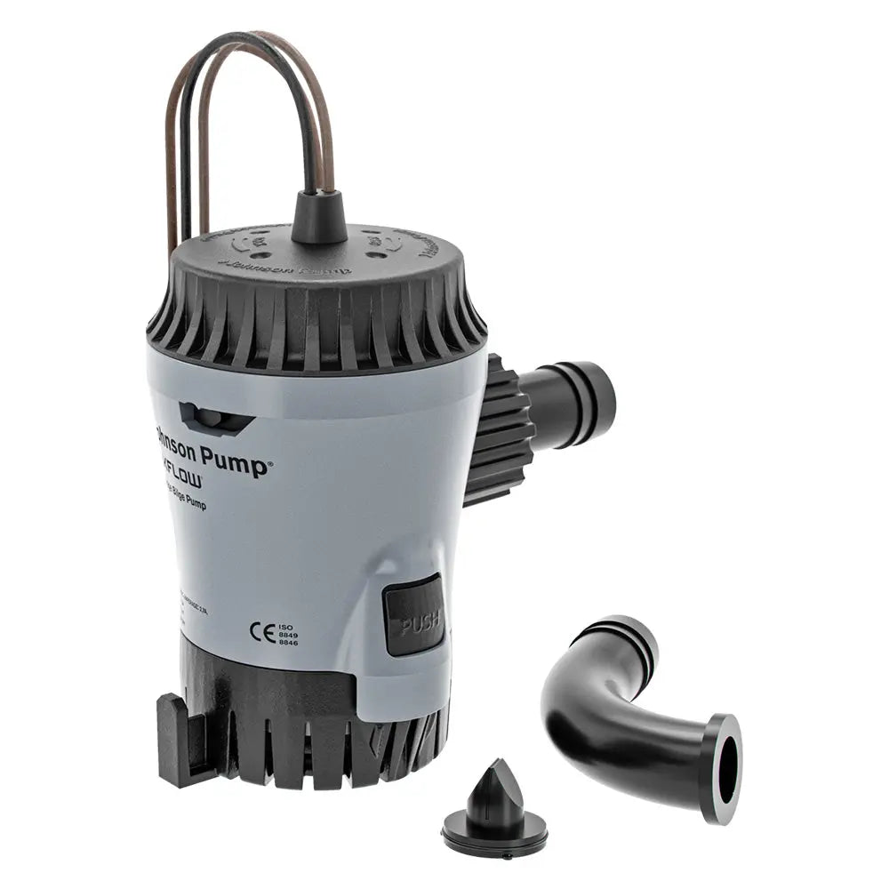 Johnson Pump Aqua Void Automatic 800 GPH Bilge Pump - 12V with Quick-Change Motor Connection