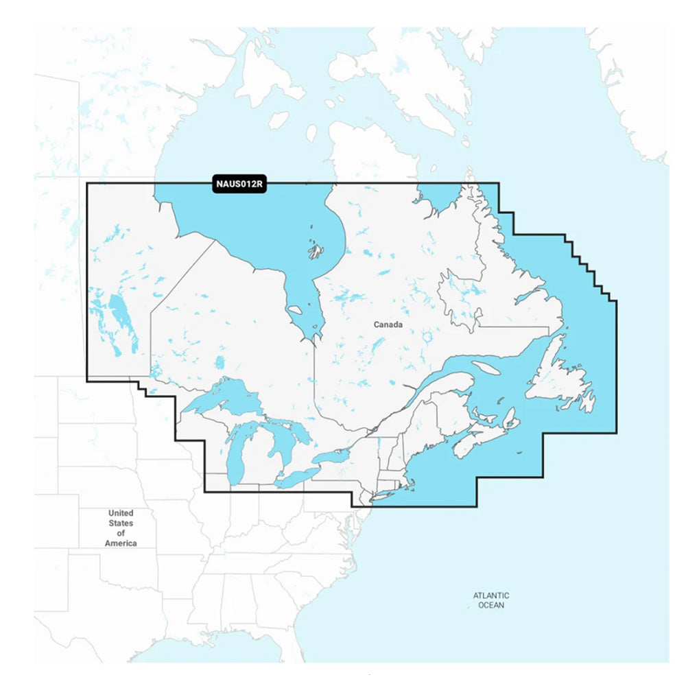 Navionics NAUS012R Marine Chart for East Canada & Great Lakes - Updated Navionics+ Mapping