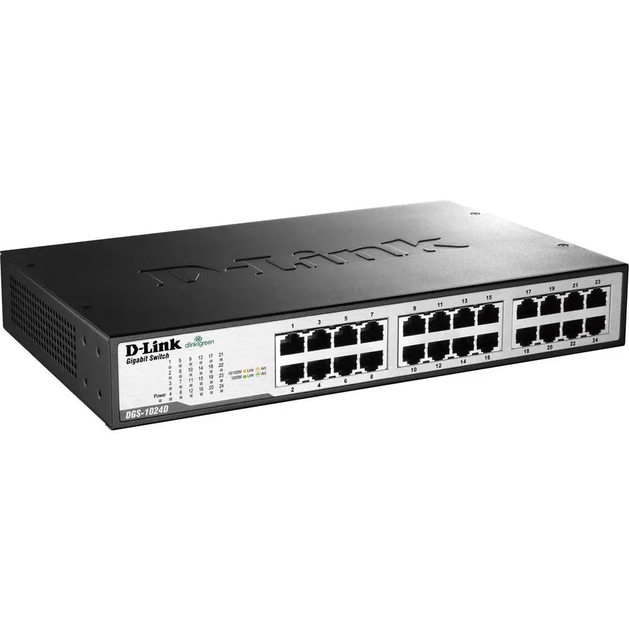 D-Link DGS-1024D 24-Port Gigabit Ethernet Switch with Rackmount Support