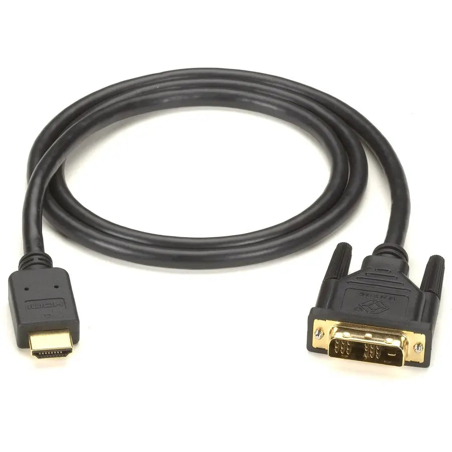 Black Box Corporation HDMI to DVI-D Cable - 3.2 ft. (1M) with Dual Shielding for High-Quality Video and Audio