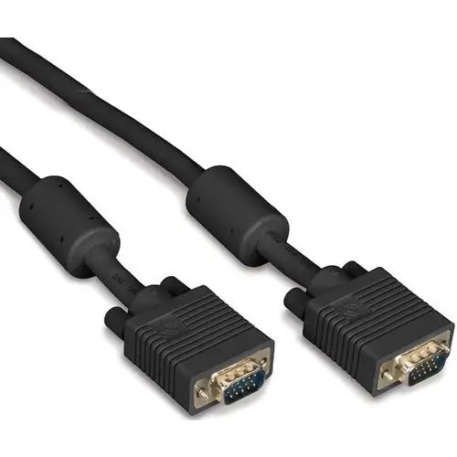 Black Box 5-ft VGA Video Cable with Ferrite Core - Male to Male, Black, Model EVNPS06B-0005-MM