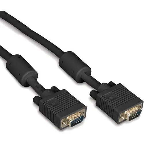 Black Box 50-ft VGA Video Cable with Ferrite Core - Male to Male, Black (Part EVNPS06B-0050-MM)