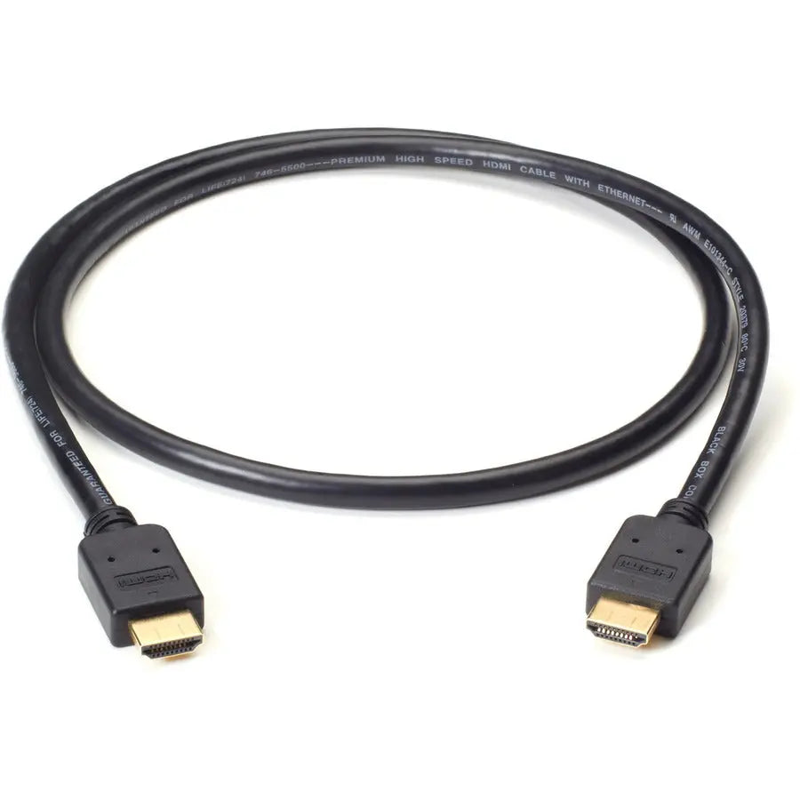Black Box High-Speed HDMI Cable with Ethernet (1m) - VCB-HDMI-001M