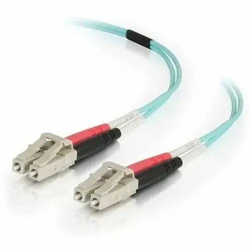 Legrand Group C2G 8m LC-LC OM4 Duplex Multimode Fiber Optic Cable - Aqua by Legrand Group