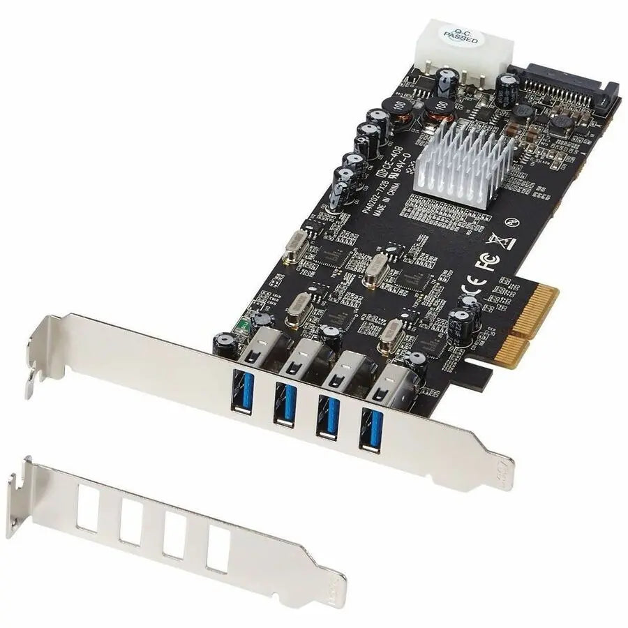 StarTech.com PEXUSB3S44V 4-Port PCIe USB 3.2 Gen 1 Card with Independent 5 Gbps Ports and UASP Support