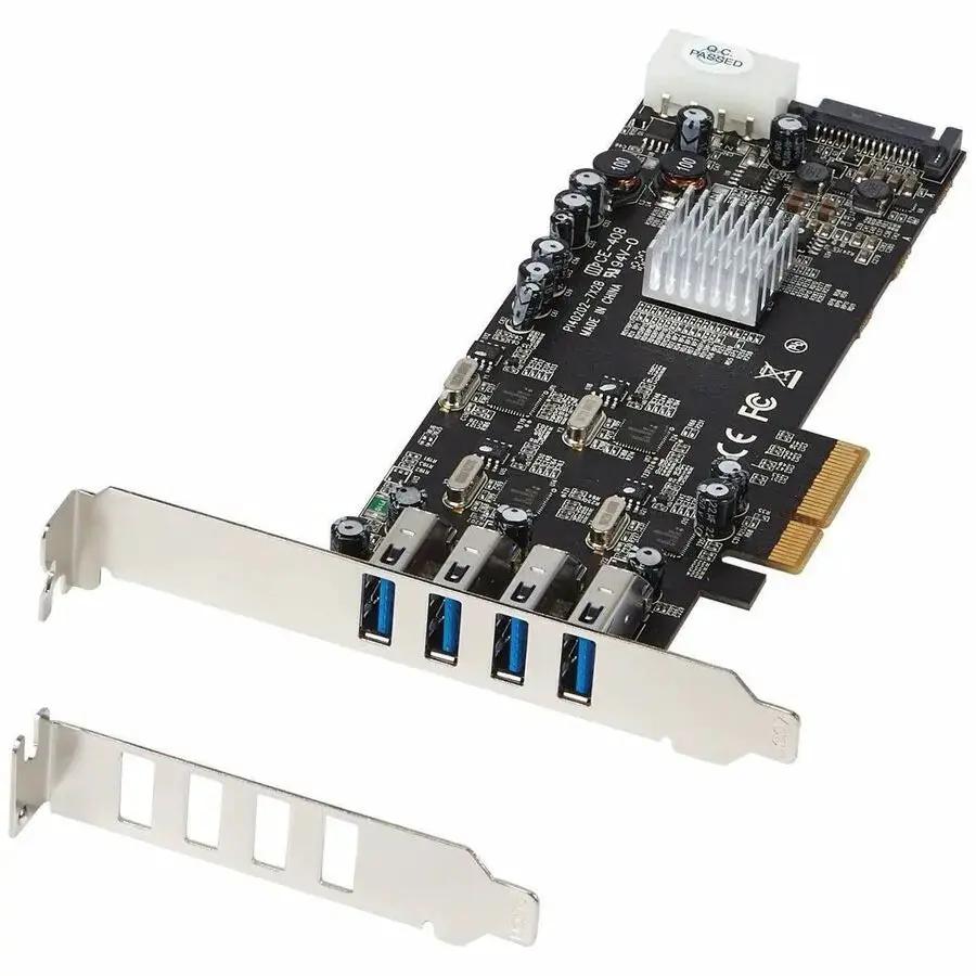 StarTech.com PEXUSB3S44V 4-Port PCIe USB 3.2 Gen 1 Card with Independent 5 Gbps Ports and UASP Support by StarTech.com
