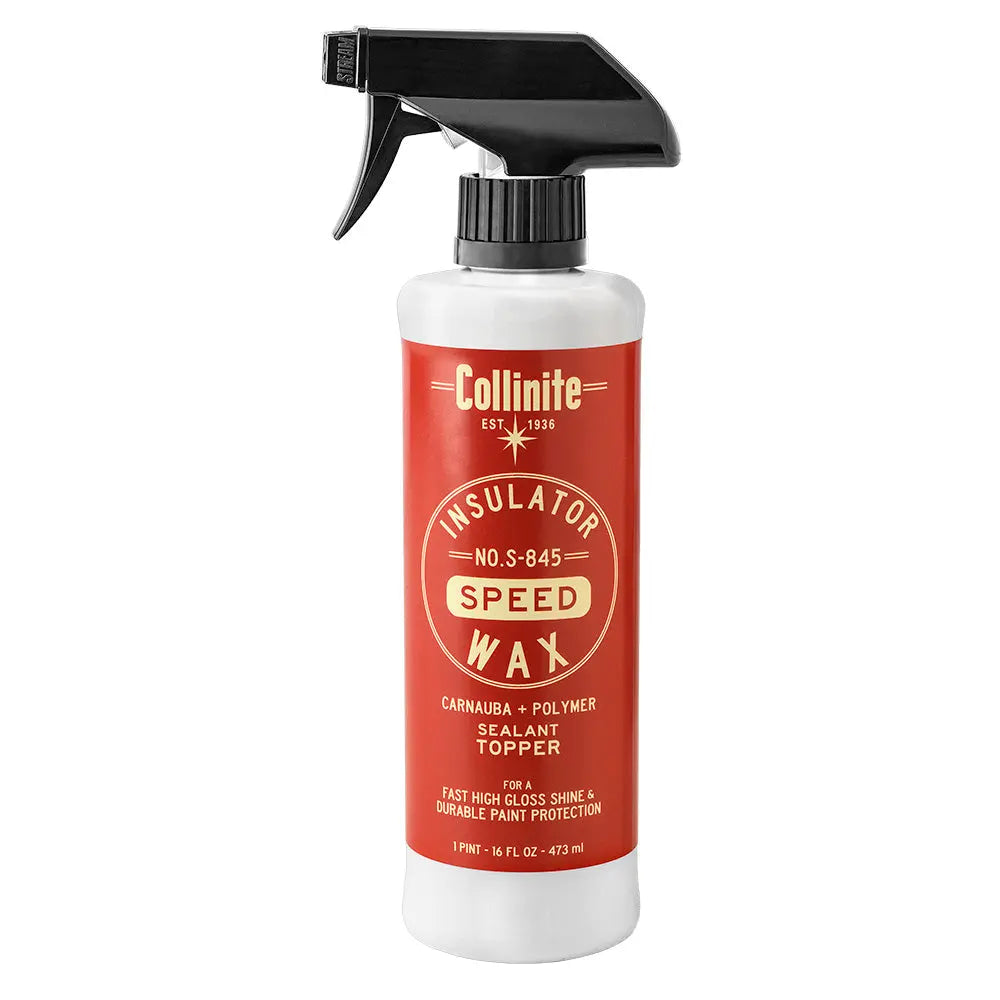 Collinite Insulator Speed Wax High Gloss Sealant Topper - Part S-845 for Automotive and Marine Use